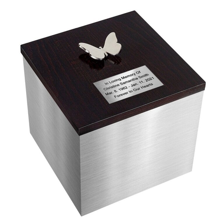 butterfly urn for ashes