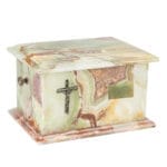 catolic stone urn for funeral