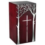 decorative cross urn