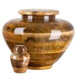 hand turned cremation urn