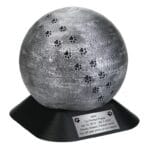 paw prints pet urn for ashes, dog cremation urns