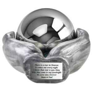 personalized infant cremation urn
