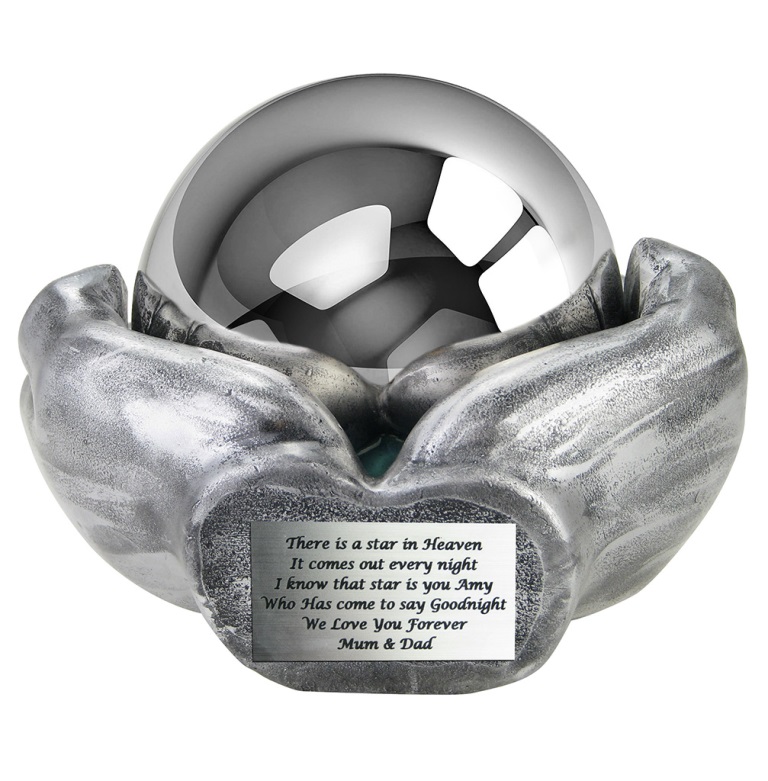 personalized infant cremation urn