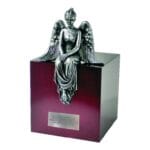 sitting angel urn for ashes