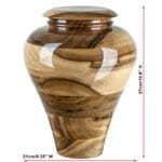walnut medium urn size