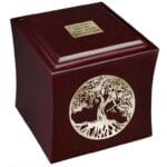 Mahoniowa urna - drzewo życia