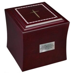 Mahoniowe pudełko na prochy