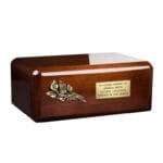 Unikalna drewniana urna pogrzebowa