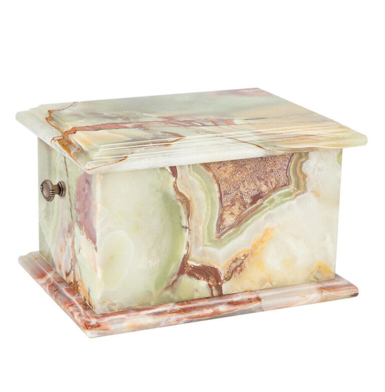 Urna kamienna, naturalna urna z czystego onyksu