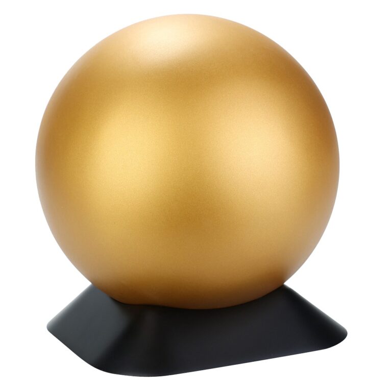 Gold cremation urn for ashes