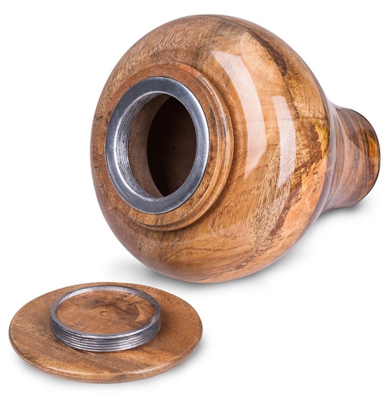 transfer the ashes into the urn, How to Transfering Cremation Ashes into an Urn, opened urn