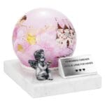 Urna rosa per bambina, urna cineraria per una bambina
