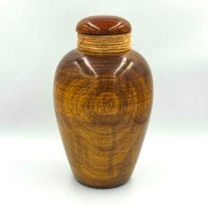 unique mango urn wood