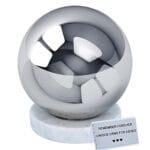 stainless tseel sphere urn