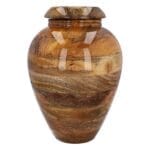 Mango wooden burial urn adult size