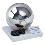 Adult size stainless steel urn for ashes