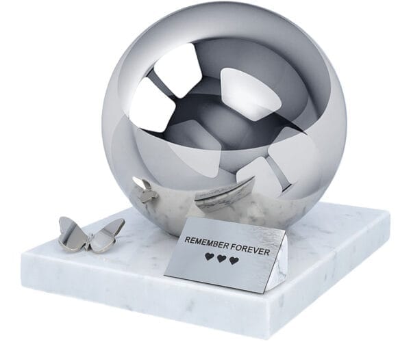 custom engraved urns, stainless steel urn with engraved plaque