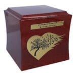 Ashes urn with tree of life