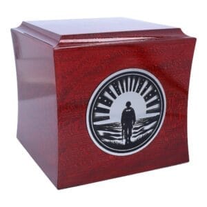 Soldier urn for ashes, urn for veteran - Design 1