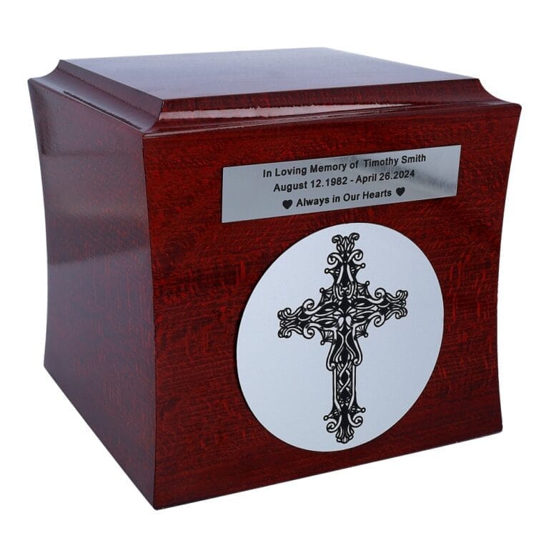 Urn with celtic cross, Urna z celtyckim krzyżem