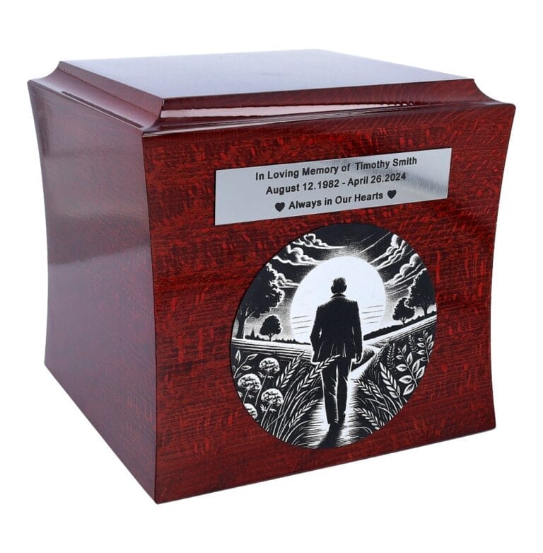 personalized urn for male