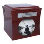 fisherman urn for ashes, urna dla wędkarza