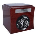 Urn for motorcycle enthusiast