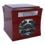 Motorcycle urn, urna pogrzebowa dla motocyklisty