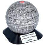 child urn with heart