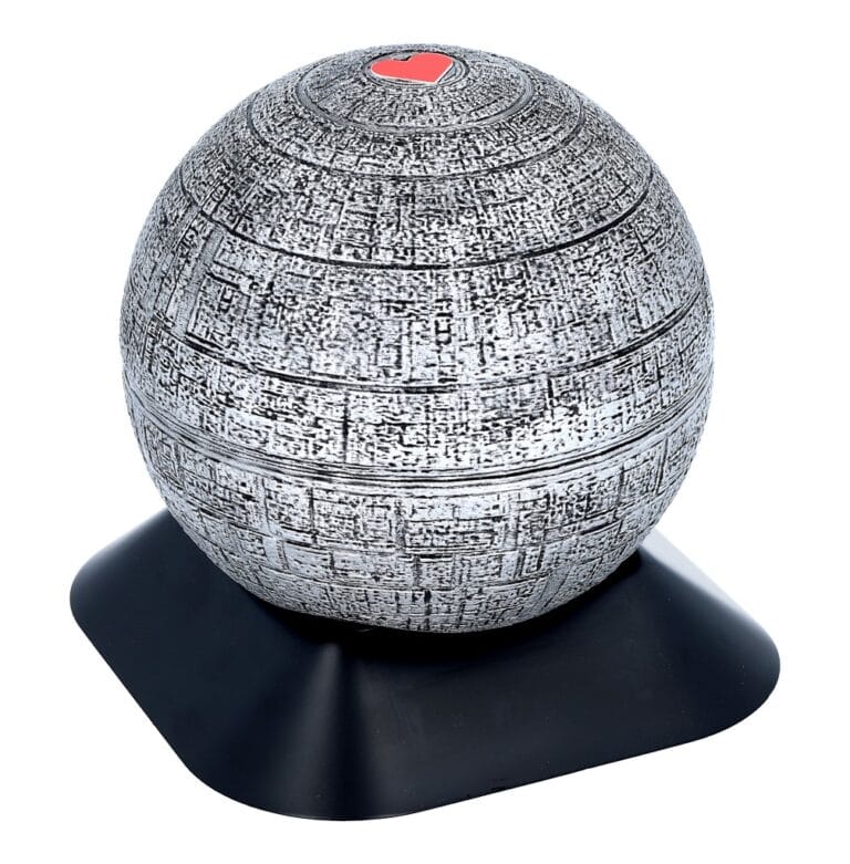 child urn with heart