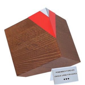 decorative wooden urn