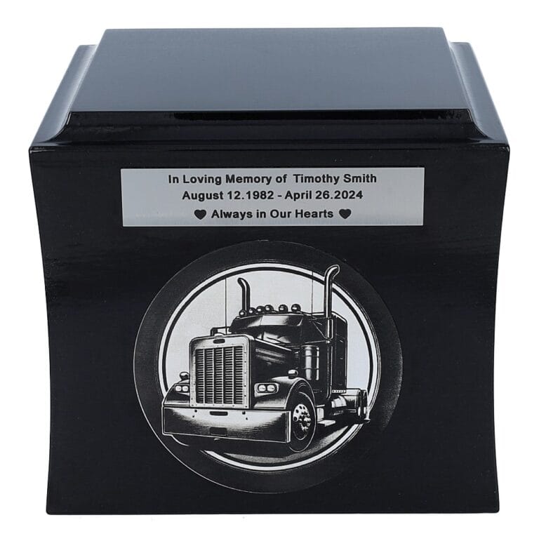 truck urn for a driver