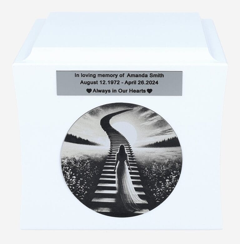 Urn for woman Stairway to heaven