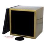 Steel Gold Box For Ashes inside