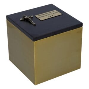 Steel Gold Box For Ashes