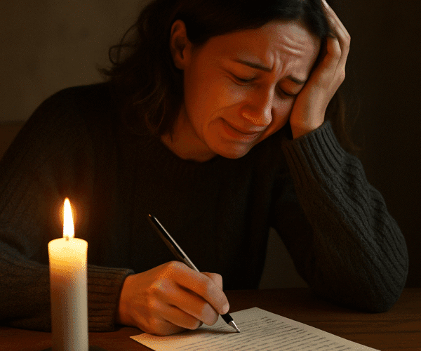 a letter to the deceased.