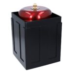 Set of cremation urn and vault