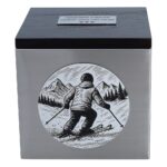 Urn for a skier