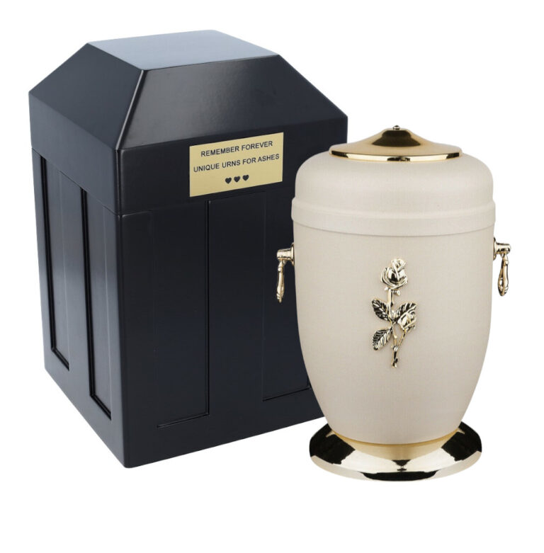 Burial set for funeral – Vault and metal urn set