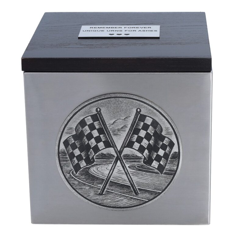 Theme cremation urn, Race motif