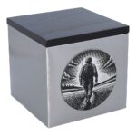 Memorial urn for soldier – angled perspective