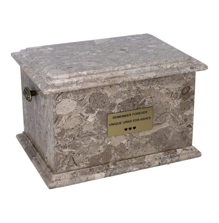 Urna kamienna z samą tabliczką, bez dodatkowych ozdób