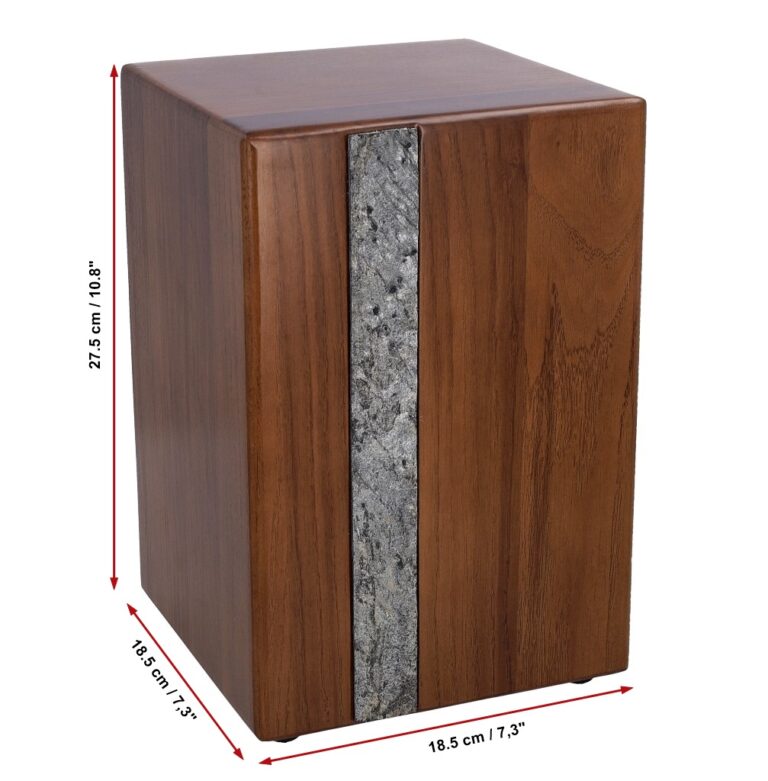 Urne aus massiver Eiche (Größe)