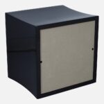 Black wooden urn bottom