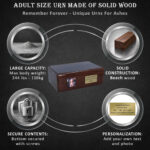 wood urn info