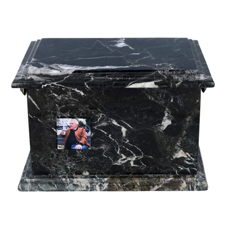 Luxury onyx urn for adult ashes