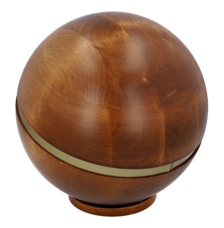 Urne ronde en bois grade b