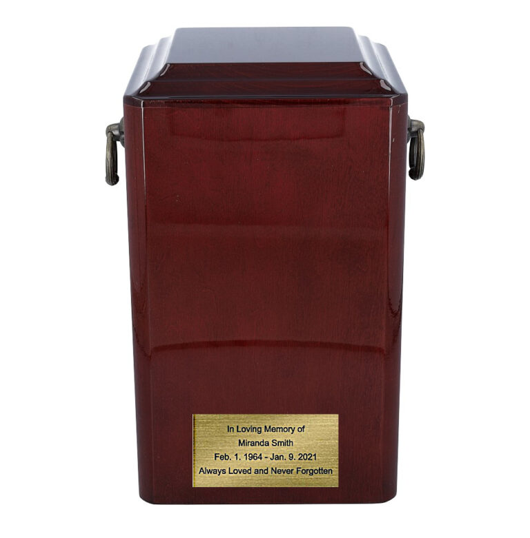 Urna drewniana mahoniowa