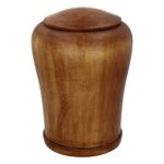 Urna Cineraria in Legno di Faggio per Adulti – Urna in Legno Massello per Ceneri Umane Vista Frontale