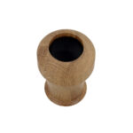 Open keepsake urn with removable insert.